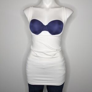 Bao Bei white maternity under the bust support tank XS/S